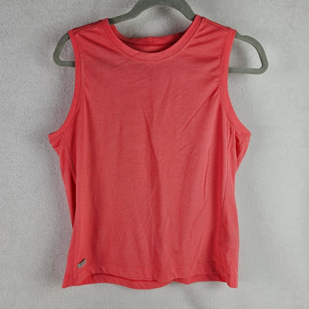 Columbia Titanium Womens Large Coral Pink Performance Tank Top TL 6577